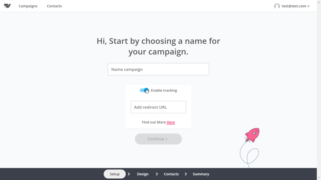 Enable Tracking image Postary